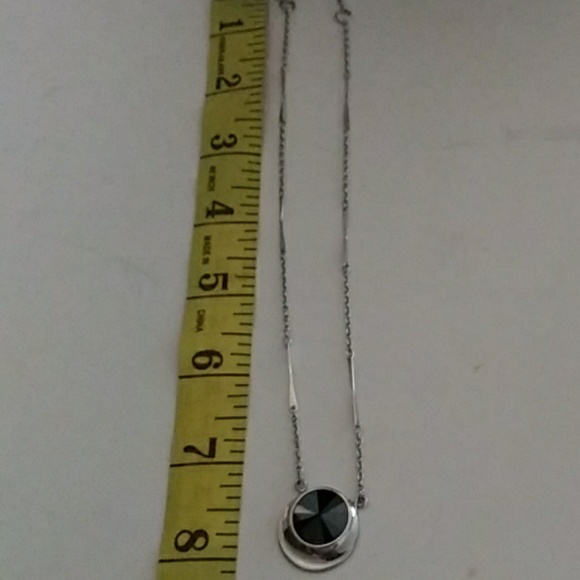 Vintage Sarah Coventry Silvertone Choker Pendant - Picture 5 of 6